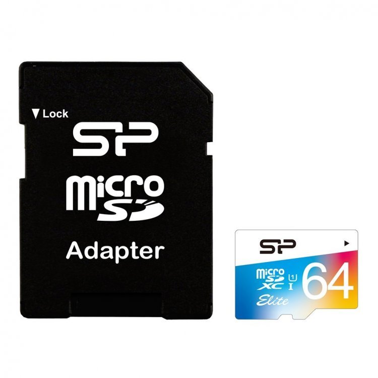 خرید کارت میکرو SD مدل Silicon Power class 10 Elite ظرفیت 64 گیگابایت