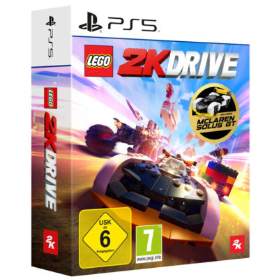 بازی LEGO 2K Drive به همراه فیگور مک لارن Solus GT برای PS5